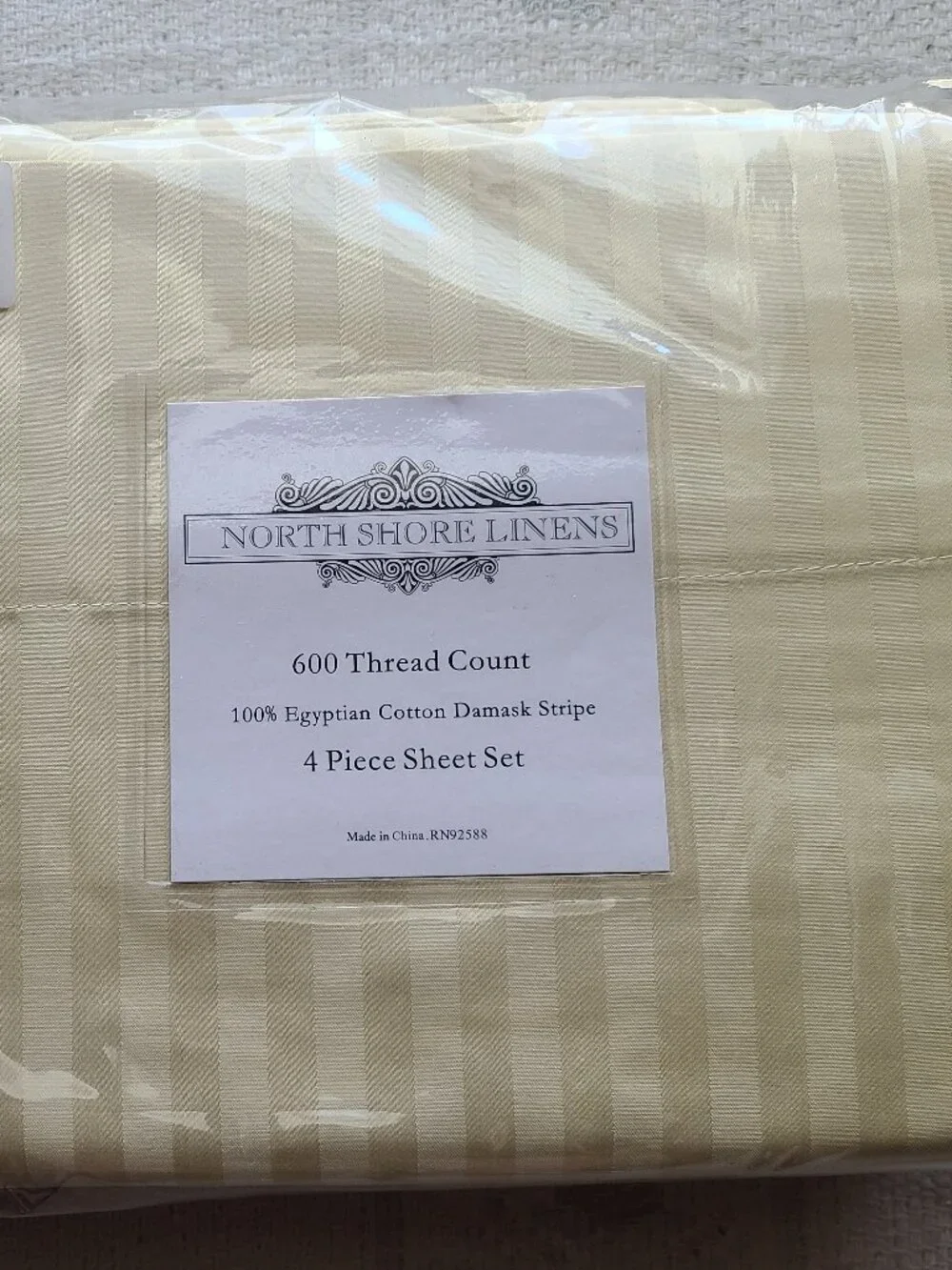 North Shore Linens 600TC Sheet Set & Duvet Set